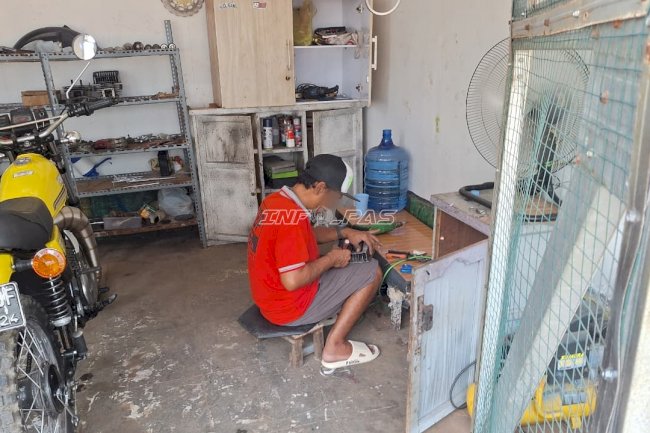 Bengkel Body Repair Lapas Narkotika Karang Intan Bekali Warga Binaan Keterampilan Otomotif