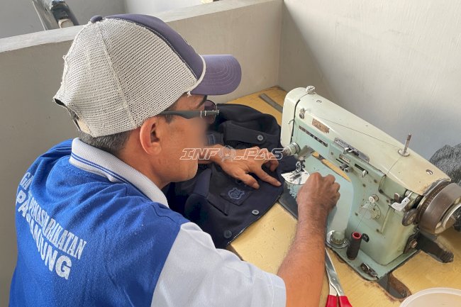 Keterampilan Menjahit Jadi Bekal Produktif Warga Binaan Lapas Tanjung Menuju Kemandirian