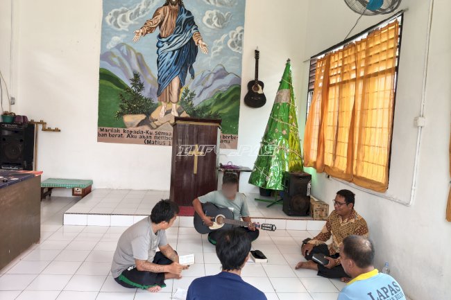 Lapas Labuhan Bilik Gandeng Yayasan Manna Perkuat Pembinaan Kerohanian