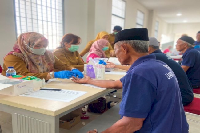 Lapas Kelas I Tangerang bersama Puskesmas Gelar Cek Kesehatan Gratis bagi Warga Binaan 
