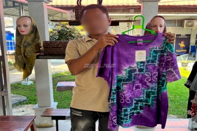 Warga Binaan Lapas Banjarmasin Lestarikan Sasirangan melalui Produksi Kaos Bernilai Ekonomi