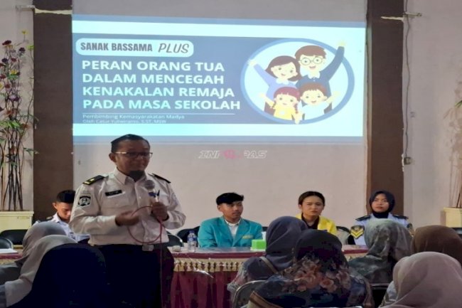 Bapas Semarang Perkuat Peran Keluarga melalui SANAK BASSAMA Plus di SMA Negeri 8 Semarang