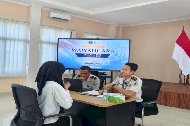 Kompetensi Jadi Penilaian Utama, Kanwil Ditjenpas Jateng Gelar Seleksi Wawancara Calon Peserta Magang