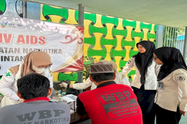 Lapas Narkotika Karang Intan bersama Puskesmas Karang Intan 1 Tingkatkan Layanan Kesehatan Warga Binaan lewat VCT Mobile HIV/AIDS