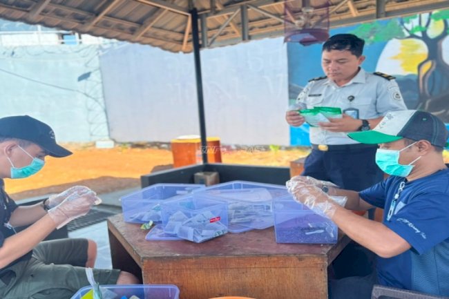 Warga Binaan Lapas Narkotika Karang Intan Berkarya lewat Produksi Teh Mint Laskarin