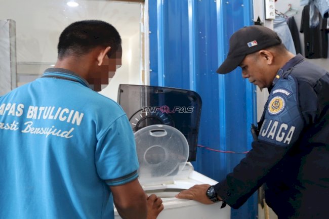 Layanan Penatu Lapas Batulicin Catat Kenaikan Tiga Kg Cucian Setiap Harinya