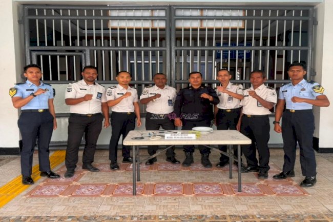 Lapas Ambon Razia Blok Narkotika dan Sita Barang Terlarang