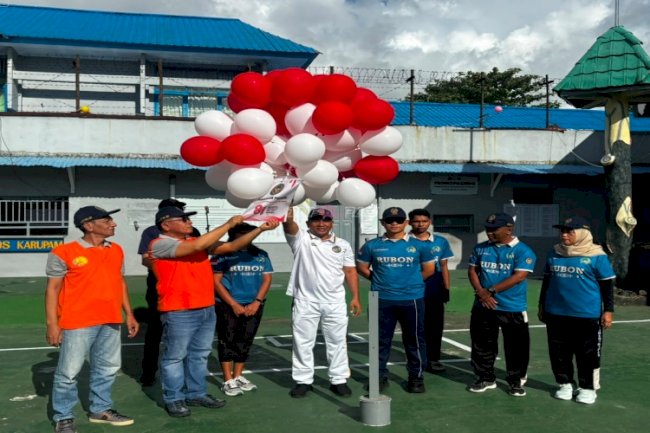 Sambut HUT Ke-81 RI, Rutan Ambon Gelar Pekan Olahraga dan Seni 