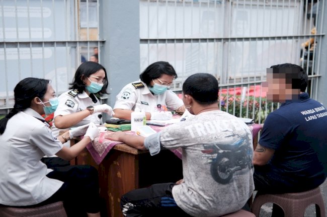 Dekatkan Layanan Kesehatan, Lapas Tabanan Kembali Gelar Sambang Sehat