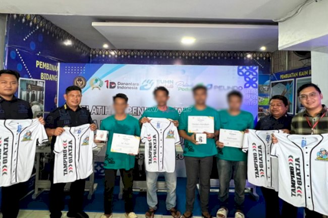 Lapas Banjarmasin Apresiasi Peserta Pelatihan Sablon, Siapkan Produk UMKM Baru