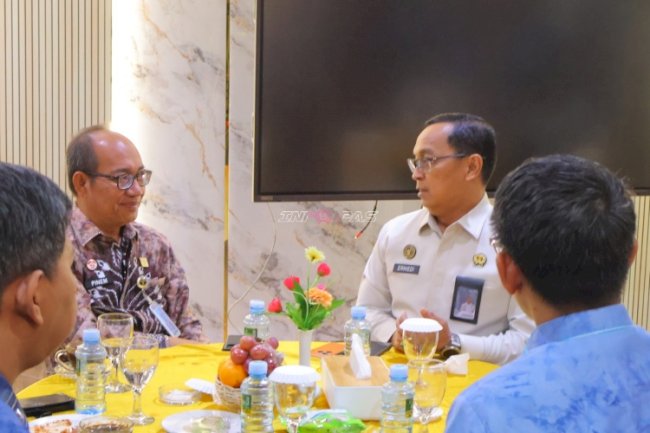 Perkuat Sinergi Kelembagaan, Kakanwil Ditjenpas Kalsel Audiensi dengan Kanwil HAM dan Kanwil Hukum