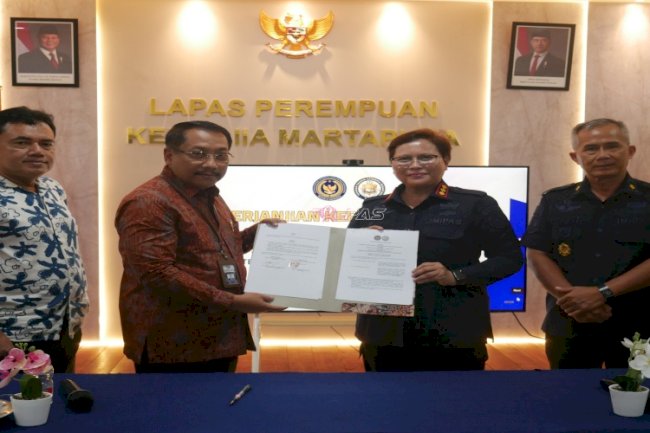 Lapas Perempuan Martapura dan Yayasan Cahaya Cendekia Nusantara Sepakati PKS Akses Bantuan Hukum Warga Binaan