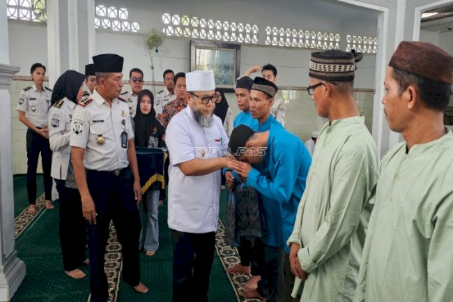 Lapas Pangkalpinang Sambut Kunjungan Gubernur Bengkulu, Ajak Warga Binaan Perkuat Iman