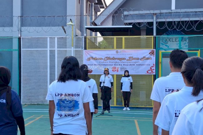 Porseni 2026 Meriahkan Peringatan HUT Ke-81 RI di Lapas Perempuan Ambon