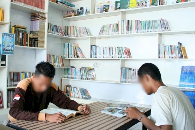 Perpustakaan Asteda Jadi Ruang Belajar Warga Binaan Lapas Banjarmasin