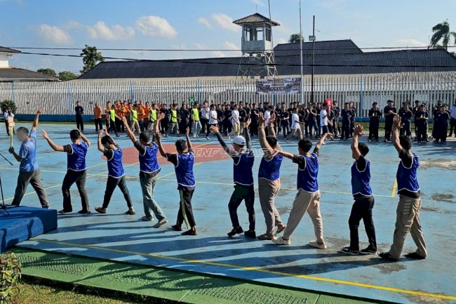 Kick Off Futsal Tandai Pembukaan Porsenap di Lapas Pangkalpinang