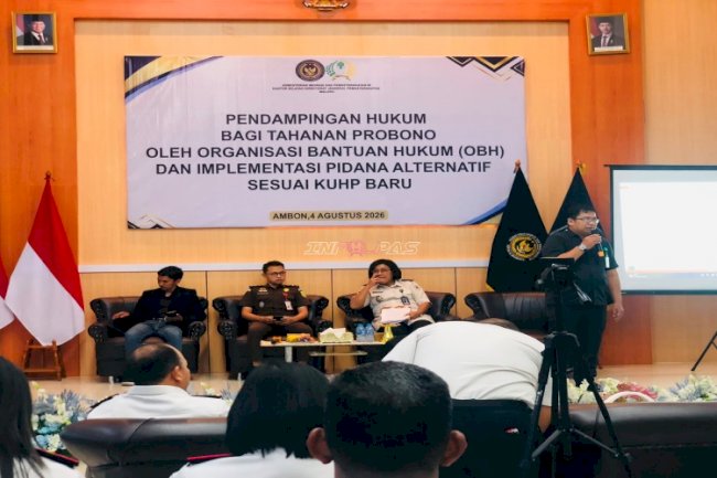LPKA Ambon Perkuat Kompetensi Petugas melalui Sosialisasi Pendampingan Hukum Pro Bono dan Implementasi KUHP Baru