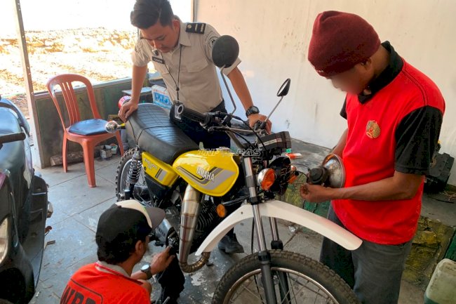 Keterampilan Body Repair Jadi Bekal Kemandirian Warga Binaan Lapas Narkotika Karang Intan