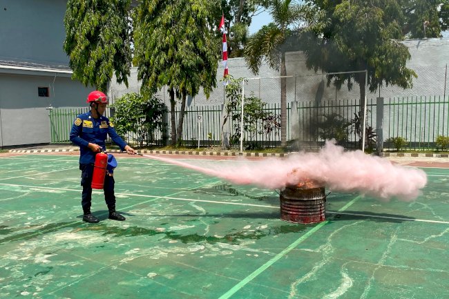 Rutan Barabai Perkuat Sigap Pas lewat Pelatihan Penanggulangan Kebakaran