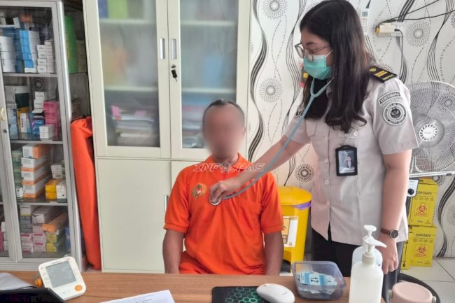 Rutan Rantau Gelar Pemeriksaan Kesehatan Gratis bagi Tahanan dan Warga Binaan