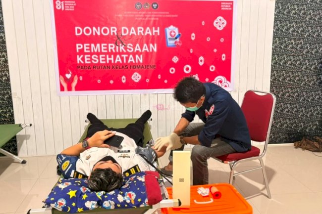 Semarakkan HUT Ke-81 RI, Rutan Majene Gelar Donor Darah bersama UTD RSUD Kab. Majene 