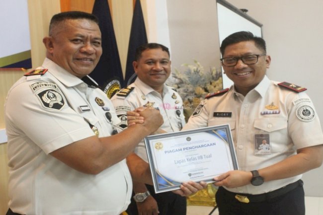 Lapas Tual Raih Tiga Penghargaan Kinerja Triwulan II Tahun 2026