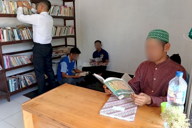 Lapas Tanjung Optimalkan Perpustakaan untuk Tingkatkan Literasi Warga Binaan
