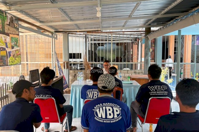 Fasilitasi Litmas Bapas Banjarmasin, Lapas Narkotika Karang Intan Dukung Integrasi Warga Binaan