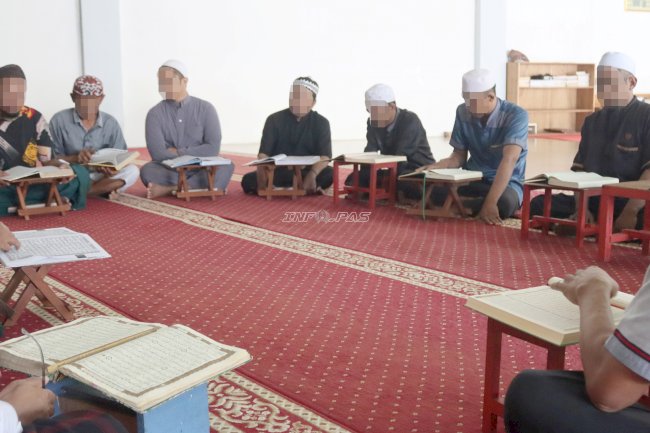 Pembinaan Berkelanjutan, Lapas Batulicin Rutin Gelar Tadarus Al-Qur'an bagi Warga Binaan