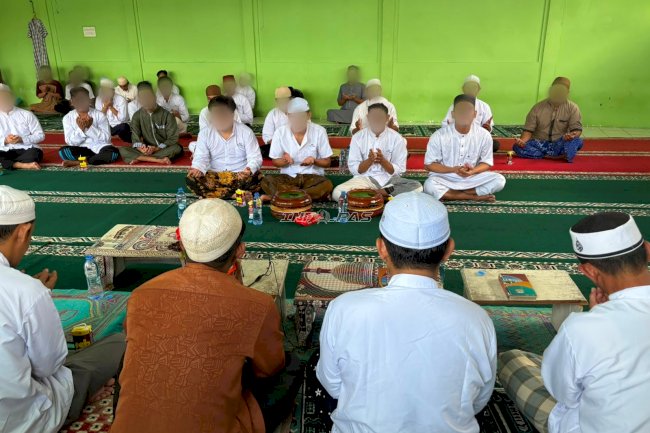 Selawat Bergema di Lapas Kotabaru, Pembinaan Maulid Habsyi Perkuat Keimanan Warga Binaan