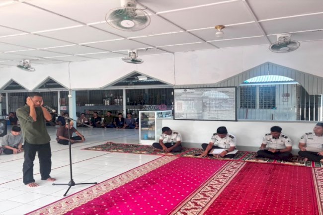 Semarakkan HUT Ke-81 RI, Rutan Majene Gelar Lomba Azan 