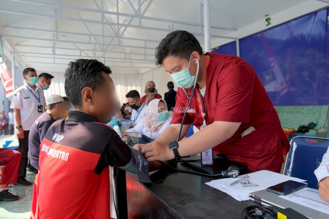 Peringati HUT Ke-81 RI, Lapas Malang Gelar Skrining Penyakit dan Cek Kesehatan Gratis bagi Warga Binaan