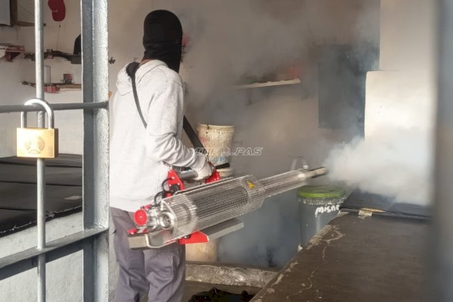 Lapas Labuhan Bilik Gandeng Puskesmas Cegah DBD melalui Fogging
