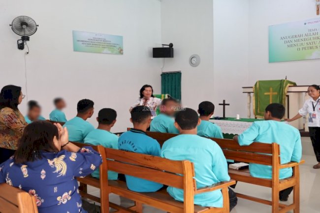 Pembinaan Rohani Kristen Remaja Perkuat Iman dan Karakter Anak Binaan LPKA Ambon