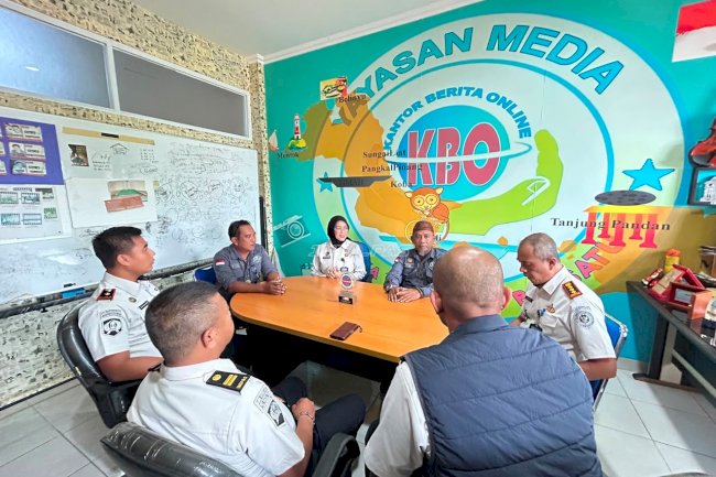 Perkuat Sinergi Publikasi, Kakanwil Ditjenpas Babel Jalin Silaturahmi dengan KBO Babel