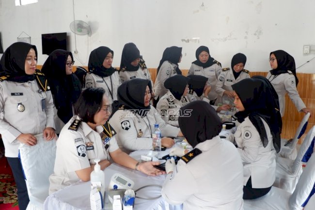 Lapas Perempuan Palembang Gelar Cek Kesehatan Gratis Sambut HUT RI Ke-81