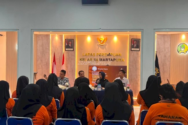 Tingkatkan Literasi Hukum Warga Binaan Lapas Perempuan Martapura Gandeng Yayasan Cahaya Cendekia Nusantara