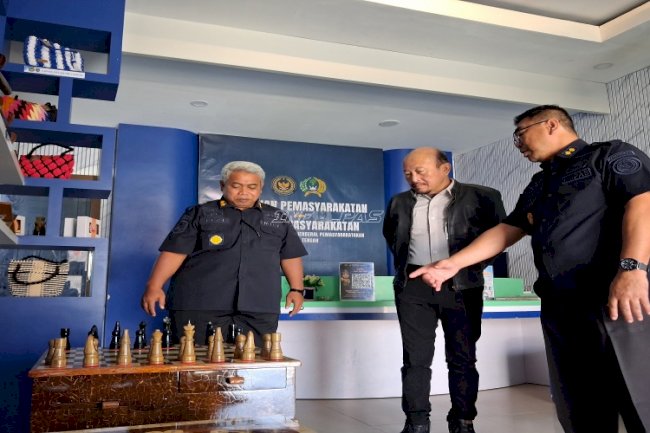 Galeri Pemasyarakatan Sulteng Tuai Pujian Irwil III Itjen Kemenimipas 