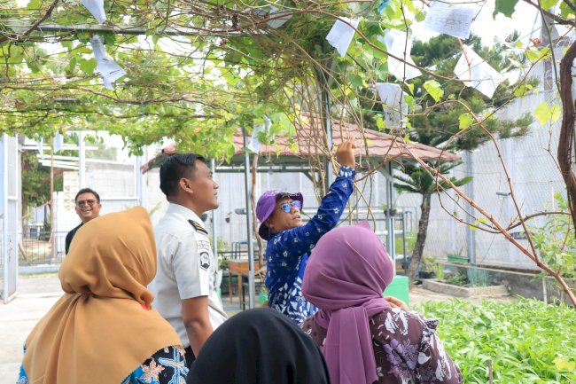 Lapas Pemuda Madiun Gandeng DKPP Kota Madiun Tinjau dan Evaluasi Lahan Ketahanan Pangan