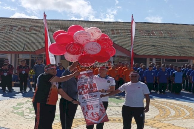 Rutan SoE Buka Pekan Olahraga Sambut HUT Ke-81 RI