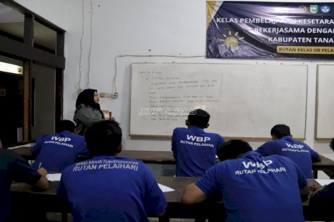 Rutan Pelaihari Perkuat Pembinaan Warga Binaan melalui Pendidikan Kesetaraan