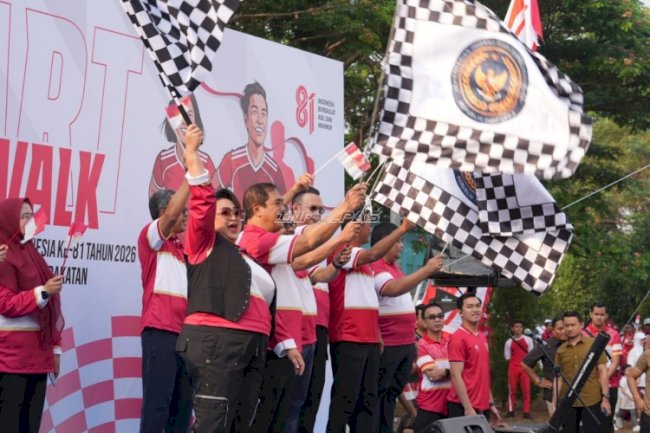 Fun Walk dan Baksos Penuh Makna Ramaikan HUT Ke-81 RI Kemenimipas