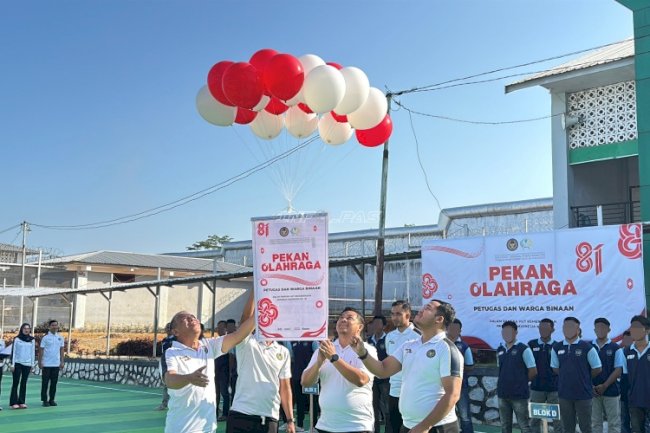 Bangun Sportivitas, Lapas Batulicin Buka Porsenap HUT Ke-81 RI bagi Petugas dan Warga Binaan