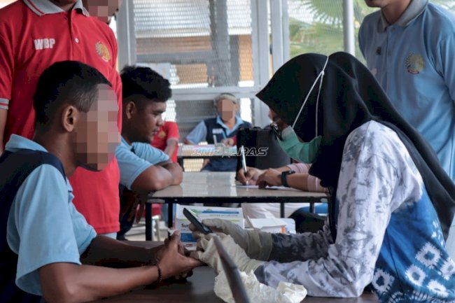 Layanan Kesehatan Makin Dekat, Lapas Batulicin Fasilitasi Tracking TBC dan CKG