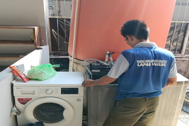 Lapas Tanjung Tingkatkan Pembinaan Warga Binaan lewat Program Kemandirian Penatu