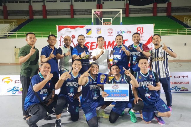 Kanwil Ditjenpas Sulteng Tundukkan Bhayangkara Tinombala, Raih Gelar Juara Basket 3x3 Merah Putih