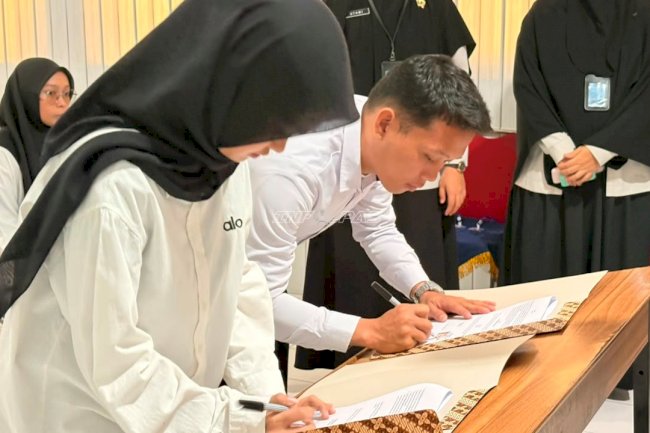 16 Peserta Magang Kemnaker Kenali Dunia Pemasyarakatan di Rutan Majene