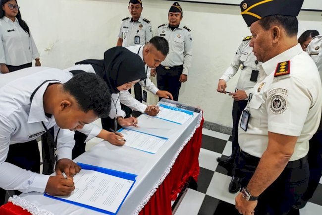 Bekali Pengalaman Kerja, Bapas Luwuk Terima 13 Peserta Maganghub Kemnaker