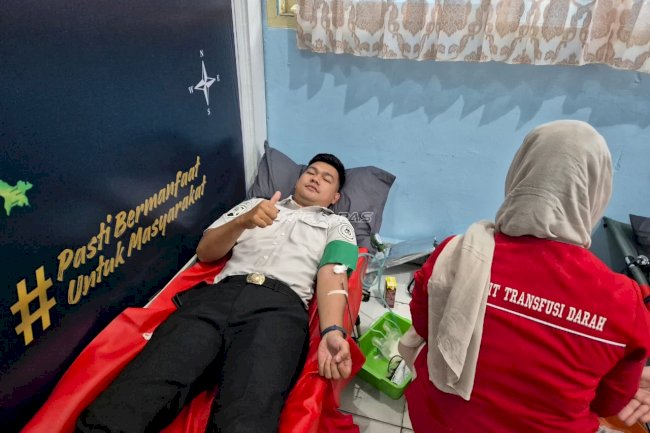 Rutan Donggala Sumbang 10 Kantong Darah untuk Kemanusiaan