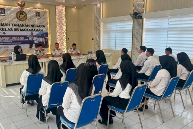 Rutan Marabahan Sambut 14 Peserta Magang Kemnaker, Langkah Awal Memulai Tugas